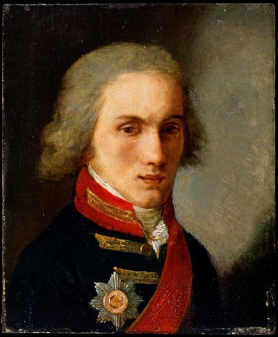 Portret van de auteur graaf Pyotr Vyazemsky, 19e eeuw door Salvatore Tonci