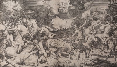 De bekering van Sint Paulus, 1545 door Salviati
