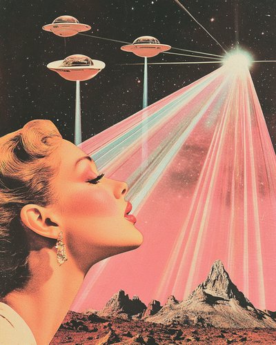 Retro ruimte-glamour door Samantha Hearn