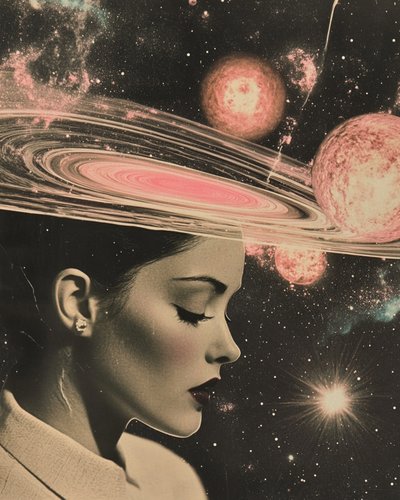 De bedachtzame kosmische vrouw door Samantha Hearn