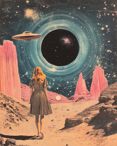 De kosmische reis van een vrouw door Samantha Hearn