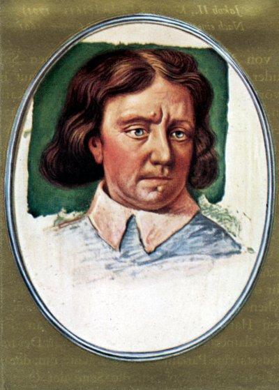 Portret van Oliver Cromwell door Samuel (after) Cooper