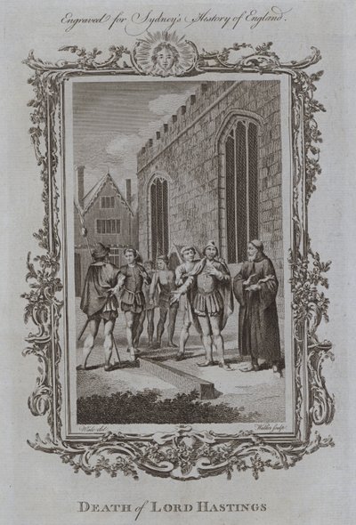 De dood van Lord Hastings door Samuel (after) Wale