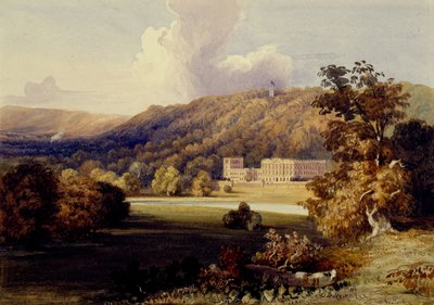 Uitzicht op Chatsworth door Samuel A. Rayner