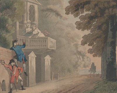 Kunst van het beklimmen, 1792 door Samuel Alken