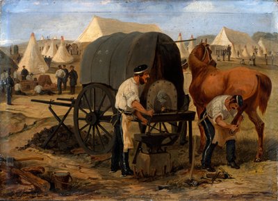 Hoefsmeden van het 17e Regiment door Samuel Alken