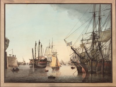 In de haven door Samuel Atkins