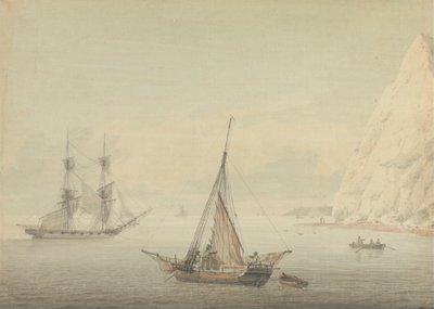 Shakespeare Cliff, Dover door Samuel Atkins