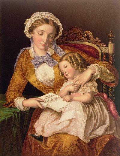 De eerste les, uitgegeven door Baxter, 1855 door Samuel Baruch Halle