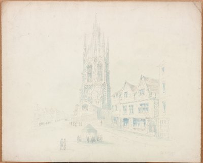 St. Nicolaaskathedraal vanaf het huis van Lord Collingwood door Samuel Bilston
