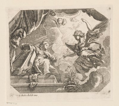 Verkondiging aan Maria door Samuel Bottschild