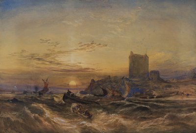 Broughty Castle door Samuel Bough