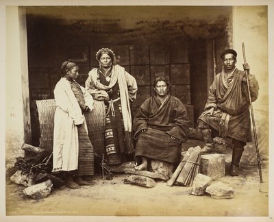 Groep Bhooteas, Darjeeling, uit 