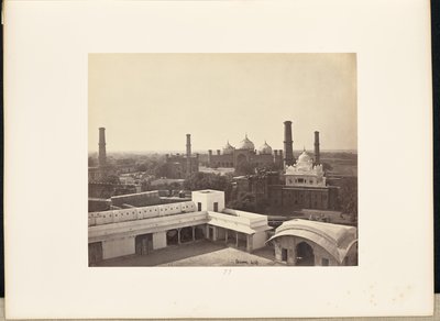 Lahore; Uitzicht vanaf Paleis in het Fort door Samuel Bourne