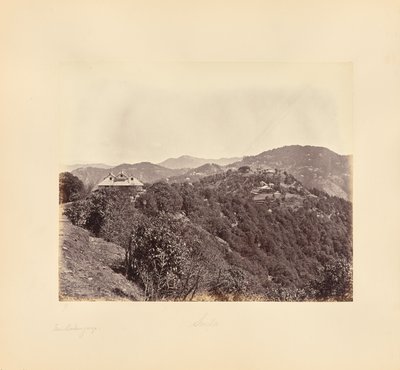 Simla; Van Boileaugange door Samuel Bourne