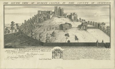 Dudley Castle door Samuel Buck