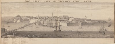 Het Zuidelijke Uitzicht op Berwick Upon Tweed door Samuel Buck