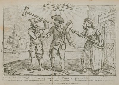 Mars en Venus of Sir Cecil gestraft door Samuel Collings