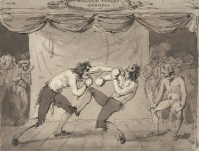 Beleefde vermaak van brute beesten in het Lyceum door Samuel Collings