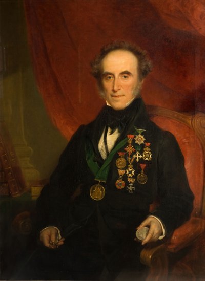Portret van Sir Edward Thomason door Samuel Colman