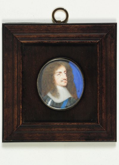 Karel II door Samuel Cooper