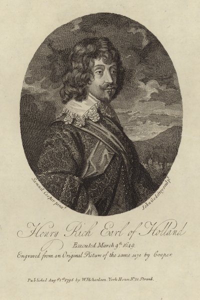 Henry Rich Graaf van Holland door Samuel Cooper