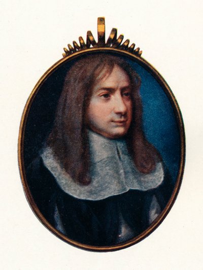 Ludowich Muggleton, oprichter van de sekte van de Muggletonians, ca. 1652 door Samuel Cooper