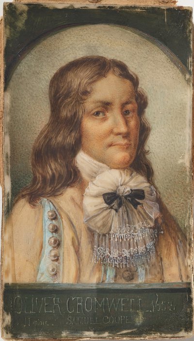 Portret van Oliver Cromwell, 1653 door Samuel Cooper