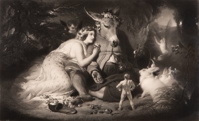 Een Midzomernachtsdroom Shakespeare, Act 4, Scène 1 door Samuel Cousins