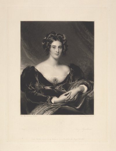 Lady Lyndhurst door Samuel Cousins