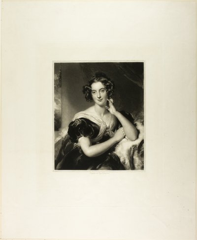 Miss Julia MacDonald door Samuel Cousins