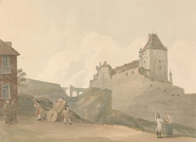Kasteel in Dieppe, Normandië door Samuel Davis