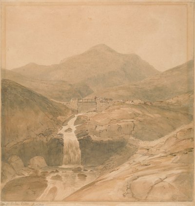 Ceapen Pichan-brug, Moelwyn Mawr door Samuel Davis