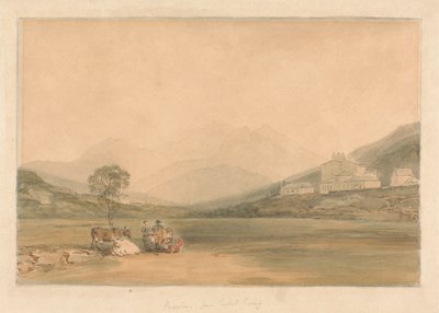 Snowdon vanaf Capel Curig door Samuel Davis