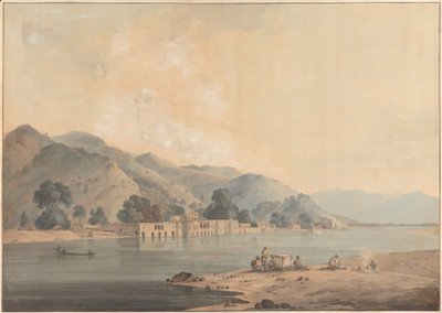 De Hurduar kijkt de rivier op door Samuel Davis