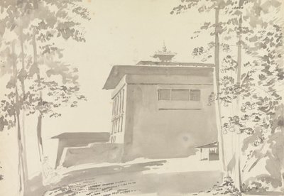 De Tempel van Wangdutse door Samuel Davis