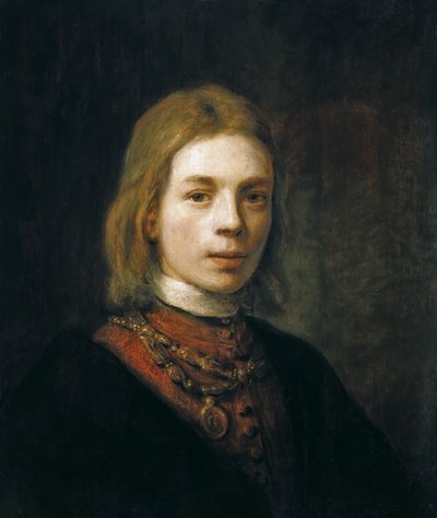 Zelfportret, 1645 door Samuel van Hoogstraten