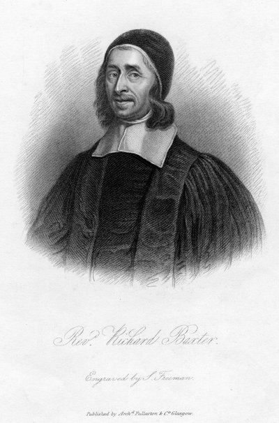 Richard Baxter 1615-1691, Engelse puritein, kerkleider en theoloog, 19e eeuw door Samuel Freeman