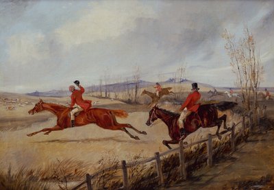 Volle jacht door Samuel Henry Alken