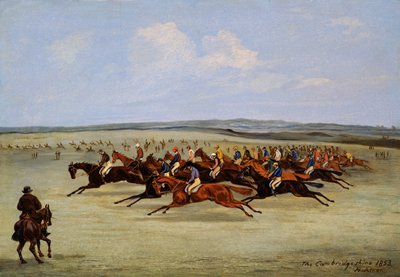 De Cambridgeshire Stakes, 1853 door Samuel Henry Alken