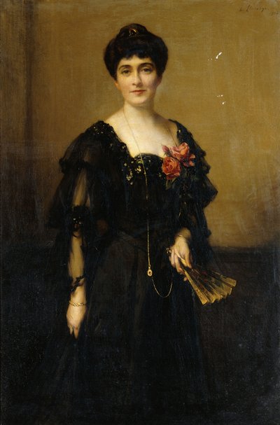 Portret van Mevrouw Frederick Ashton Johnson door Samuel Henry William Llewelyn