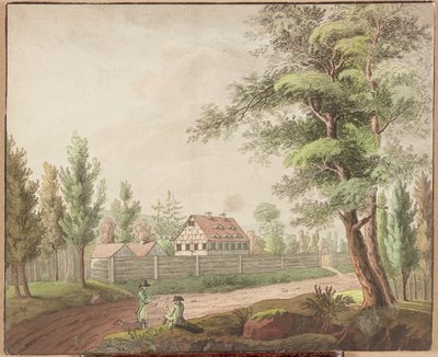 Landschap door Samuel Hieronymous Grimm