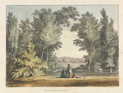 Tussen Chiswick en Brentford door Samuel Hieronymus Grimm