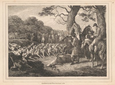 Hertenjacht door Samuel Howitt