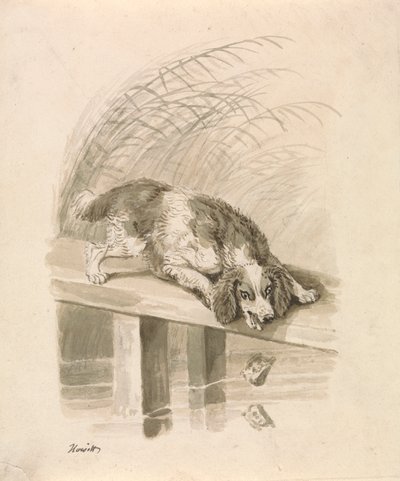 De Hond en De Schaduw door Samuel Howitt