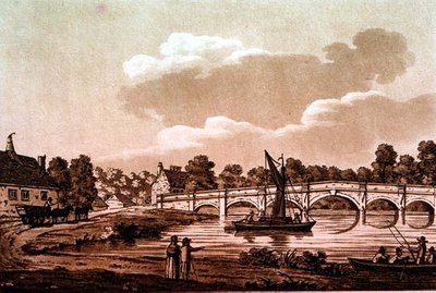 Chertsey Brug, illustratie uit 
