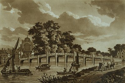 Hampton Court Bridge, illustratie uit 