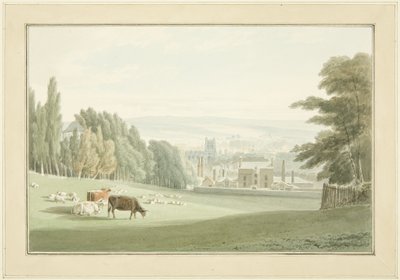Bristol vanaf beneden het Royal Fort, Tyndall