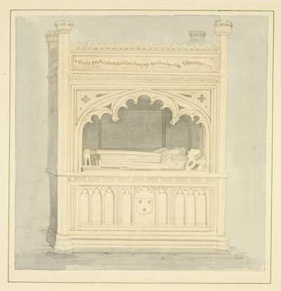 Monument voor William Canynges in St Mary Redcliffe door Samuel Jackson