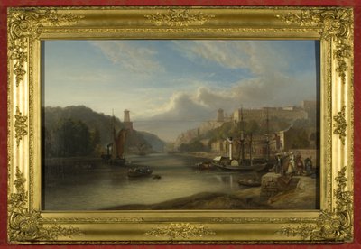 Uitzicht op de Avon bij Hotwells, c.1840 door Samuel Jackson